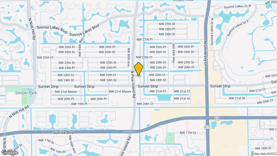 2419 NW 87th Ln Map and Location Details