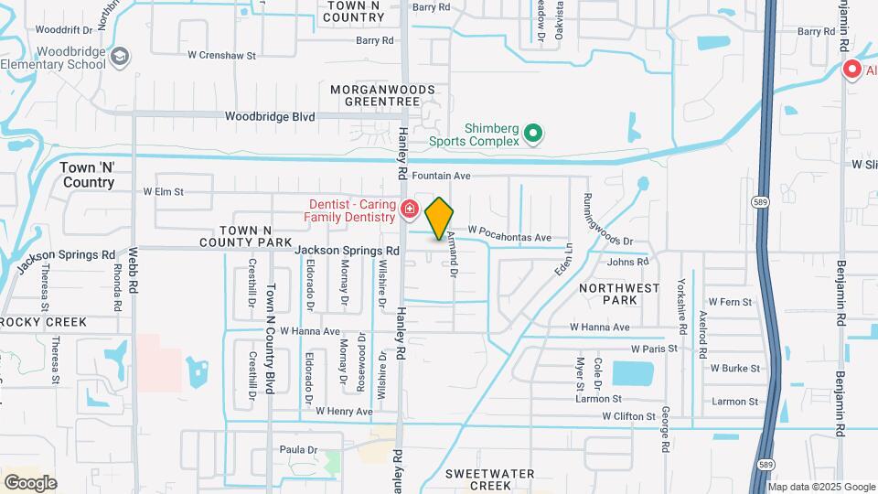 7323 Jackson Springs Rd Map and Location Details