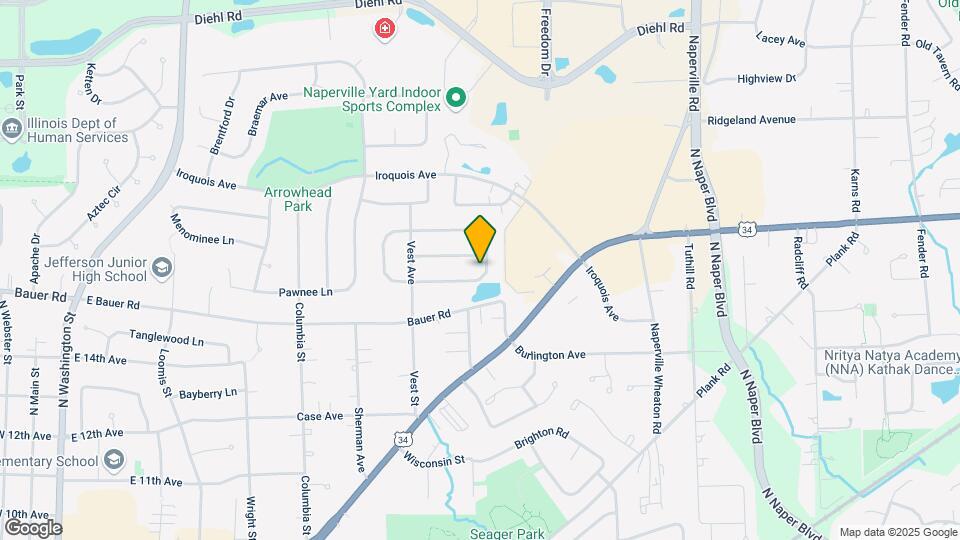 970 Amberwood Cir Map and Location Details