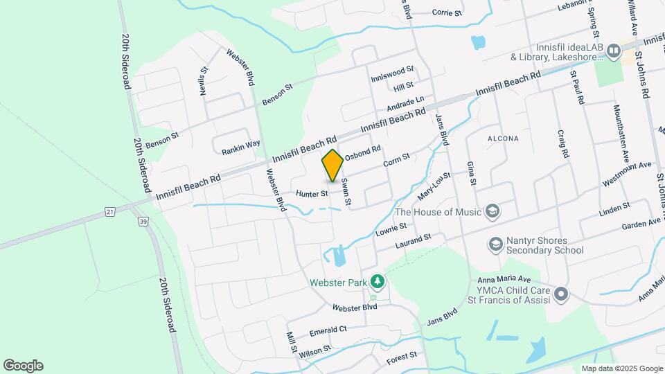 2164 Dawson Cres Map and Location Details