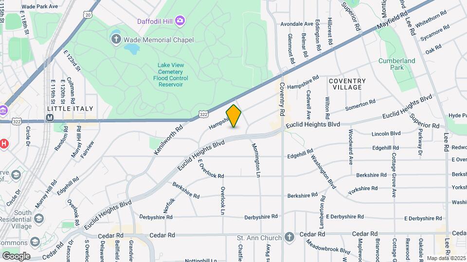 2677 Euclid Heights Blvd Map and Location Details
