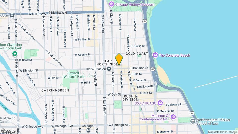 1200 N Dearborn St Map and Location Details