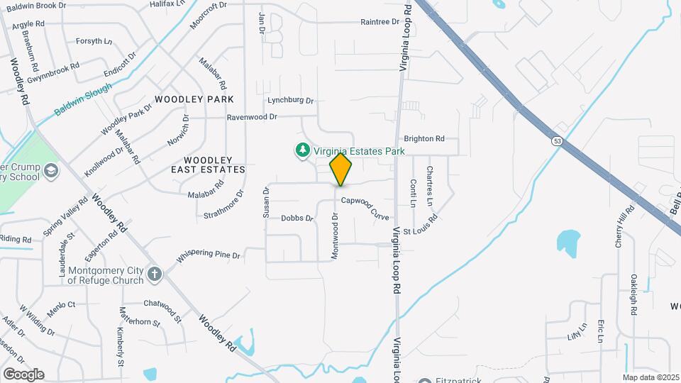 3206 Montwood Dr Map and Location Details