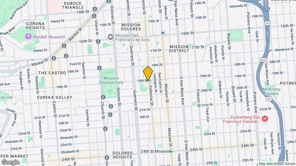 800-820 Valencia St Mapa y Detalles de la Ubicación