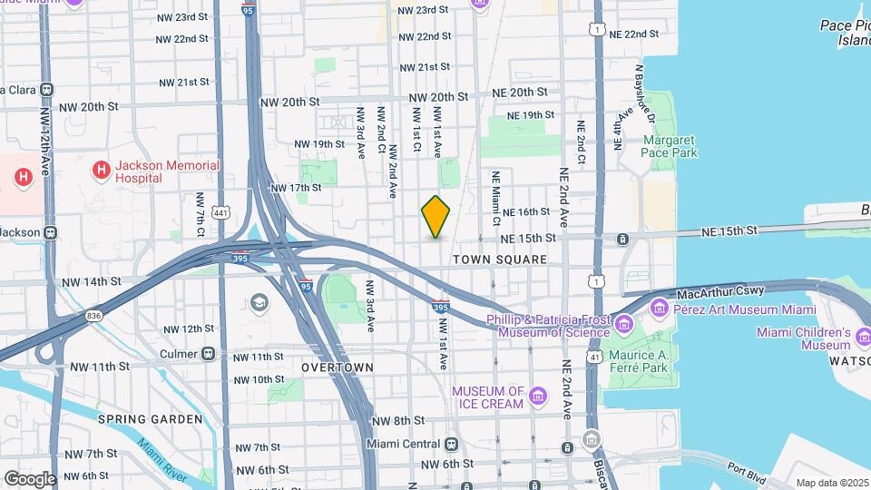 1450 NW 1 Ave Mapa y Detalles de la Ubicación