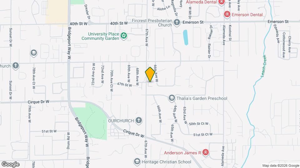 4515 66th Ave Ct W Map and Location Details
