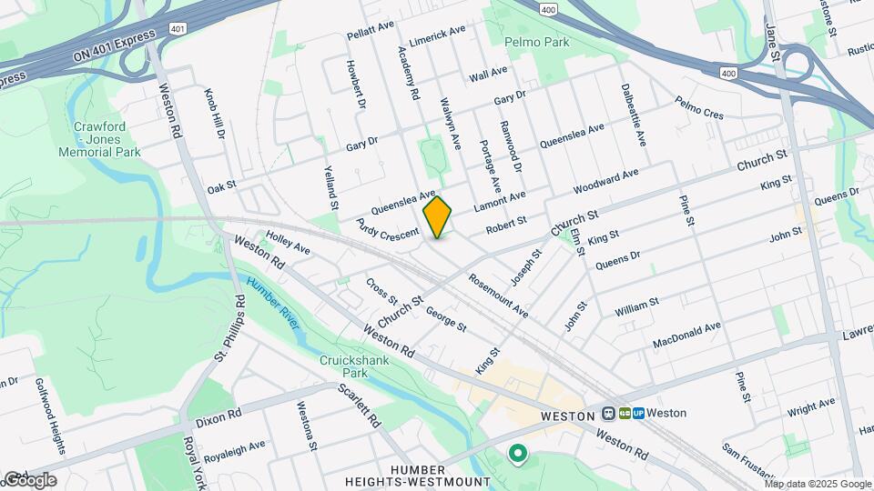 225 Rosemount Ave Map and Location Details