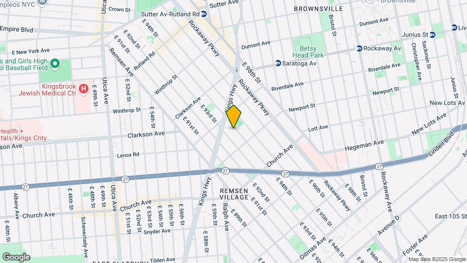 392 E 94th St Map and Location Details