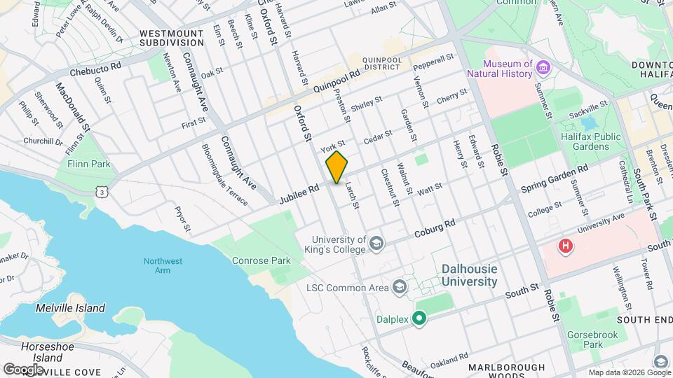 1675 Oxford St Map and Location Details