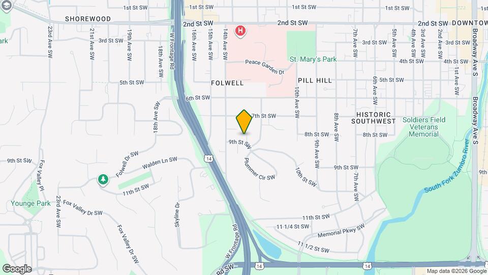 1305 9th St SW Map and Location Details