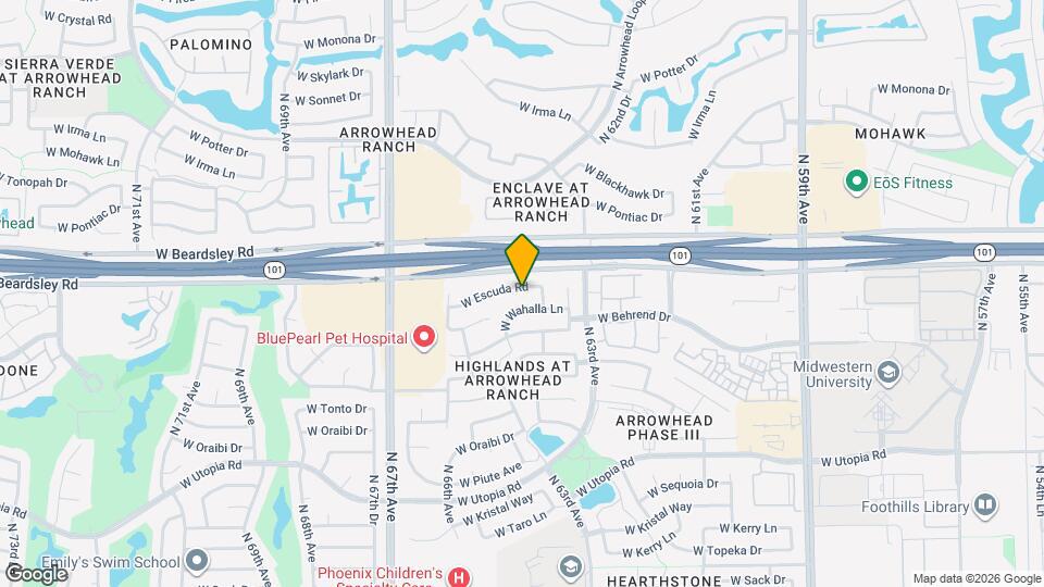 6423 W Escuda Rd Map and Location Details