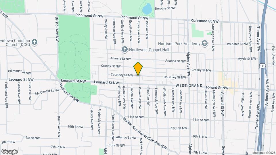 1221 Powers Ave NW Map and Location Details