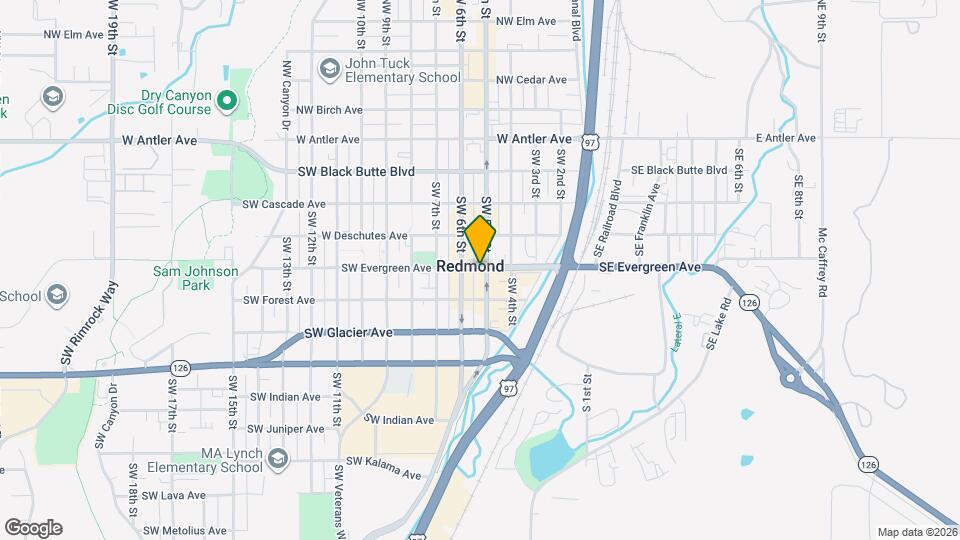 502 SW Evergreen Ave-Unit -105 Map and Location Details