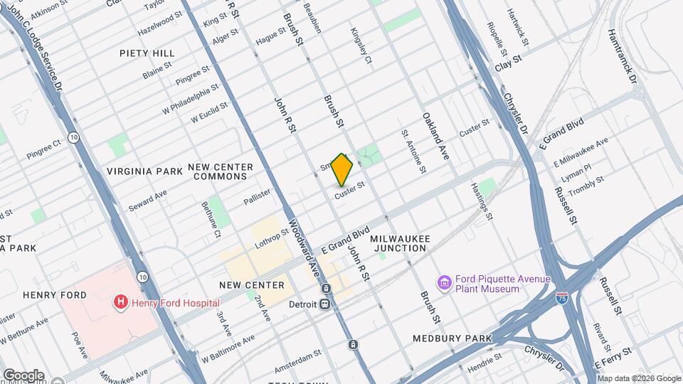 249 Custer St, Unit Upper Mapa y Detalles de la Ubicación