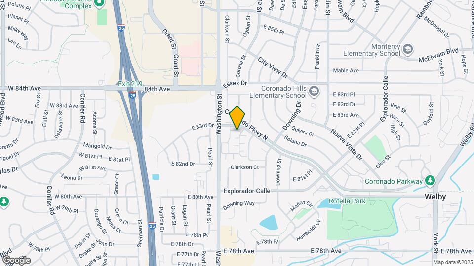 8230 Washington St Map and Location Details