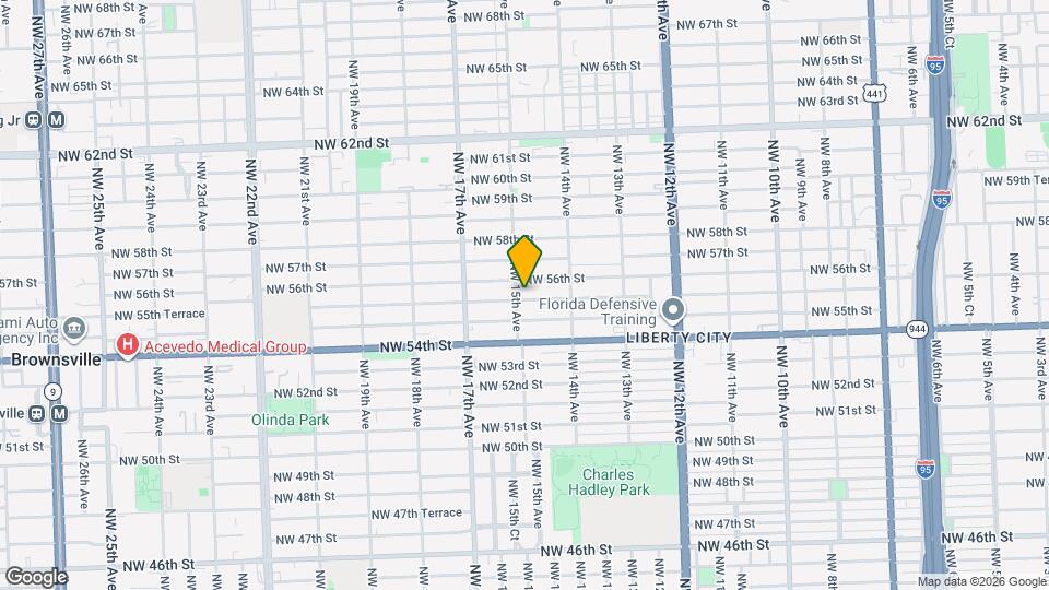1491 NW 55th Terrace Map and Location Details