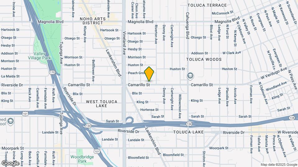 10823 Camarillo St, Unit 10823 Map and Location Details