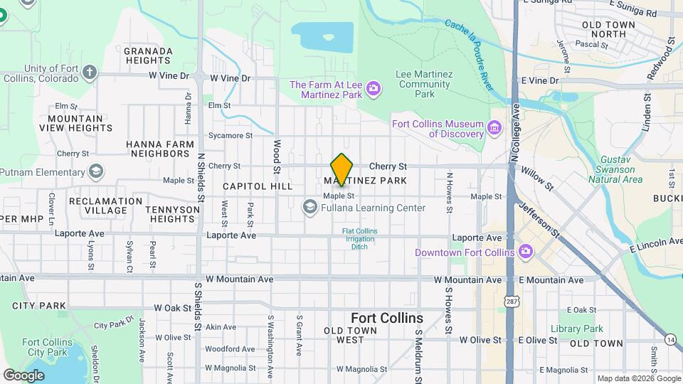 620 Maple St Map and Location Details