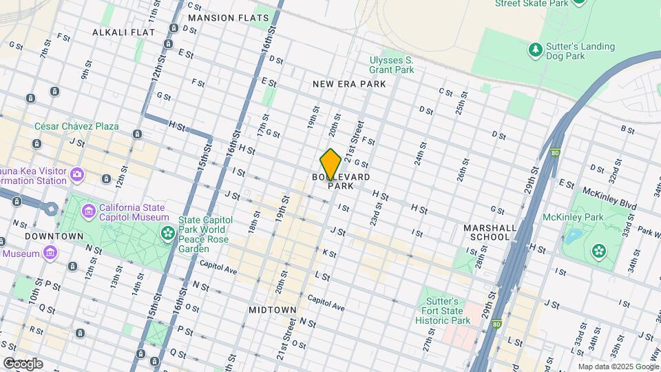 2020 H St Map and Location Details