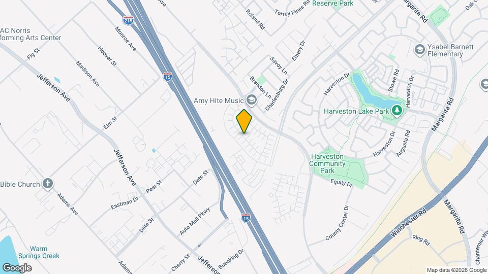 40509 Melrose Dr Map and Location Details