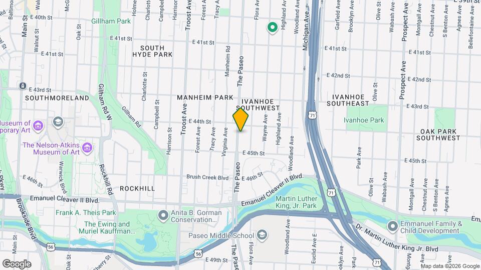 4415 Paseo Blvd, Unit 1214 Map and Location Details