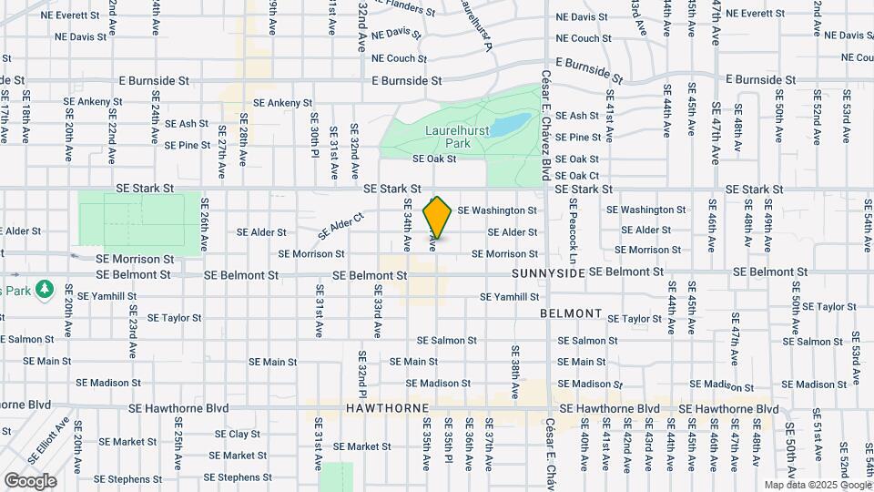 3505 SE Morrison St Map and Location Details