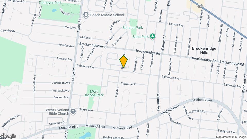 3104 St Joachim Ln Map and Location Details