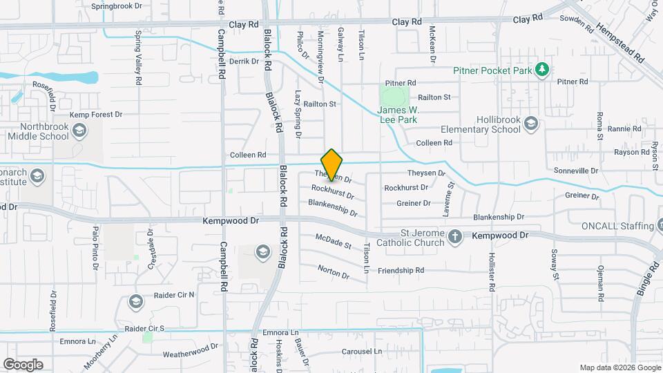 9238 Rockhurst Dr Map and Location Details
