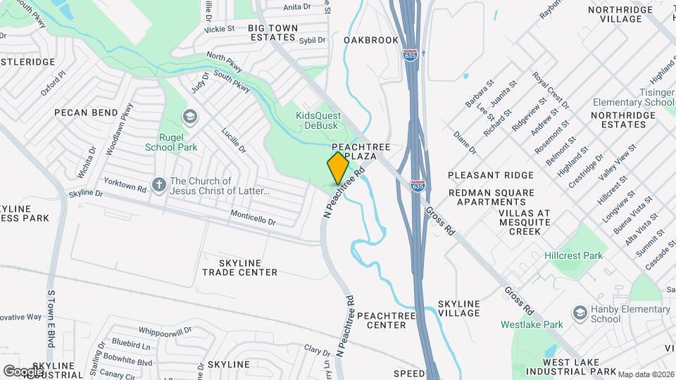 1126 Peachtree Map and Location Details