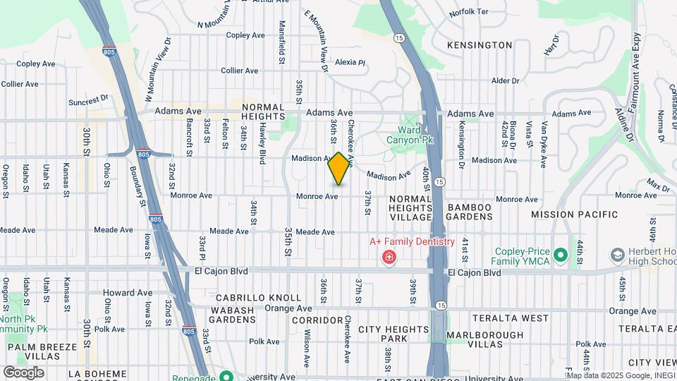 4511 36th St Mapa y Detalles de la Ubicación
