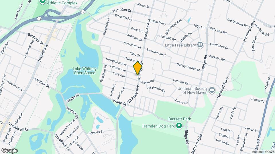 1640 Whitney Ave, Unit 2nd Floor Map and Location Details