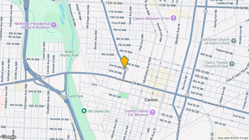 900 3rd St NW Map and Location Details