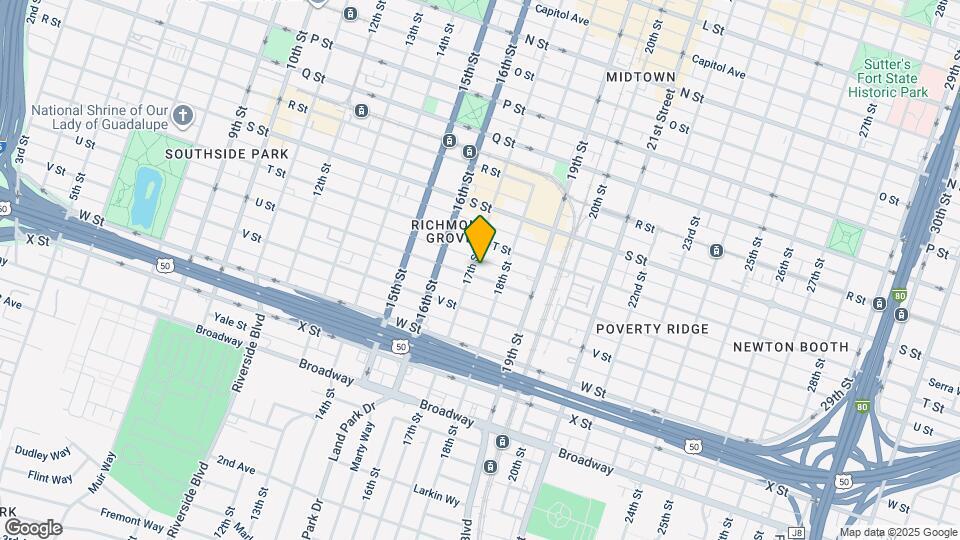 1707 U St Map and Location Details