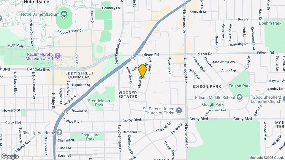 1238 Black Oak Dr Map and Location Details