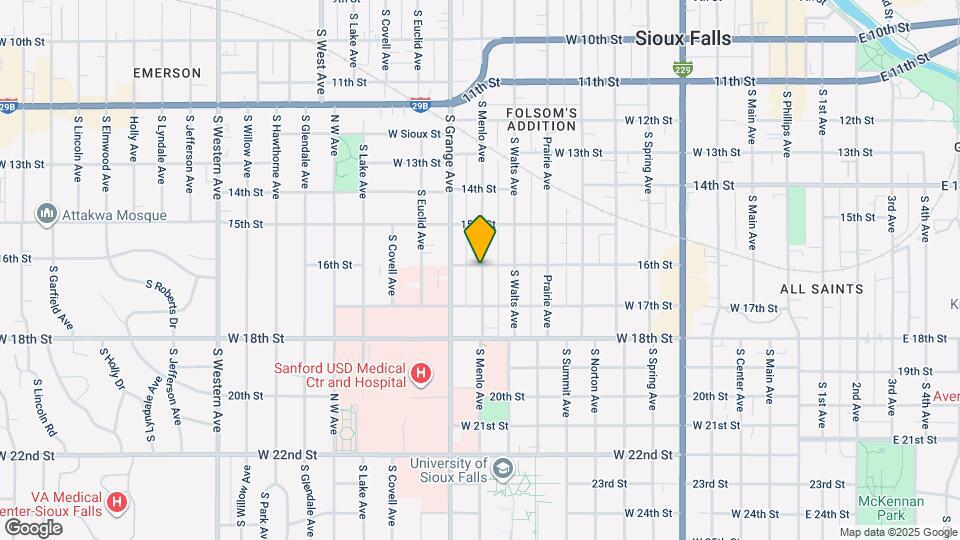 801 S Menlo Ave Map and Location Details