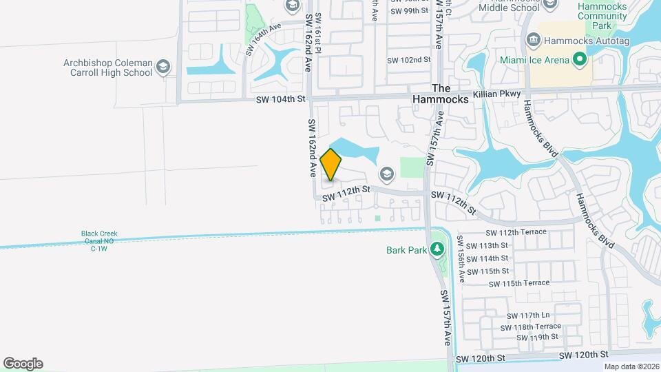 11150 SW 160th Ct Map and Location Details
