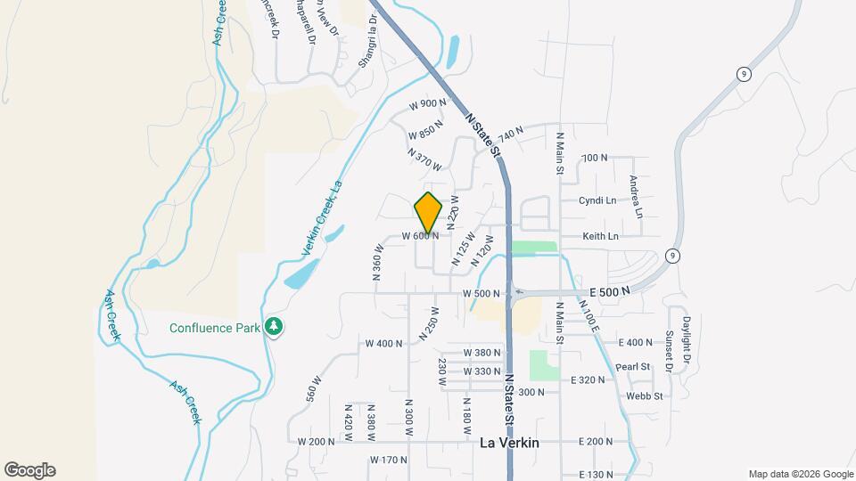 265 W 600 N Map and Location Details