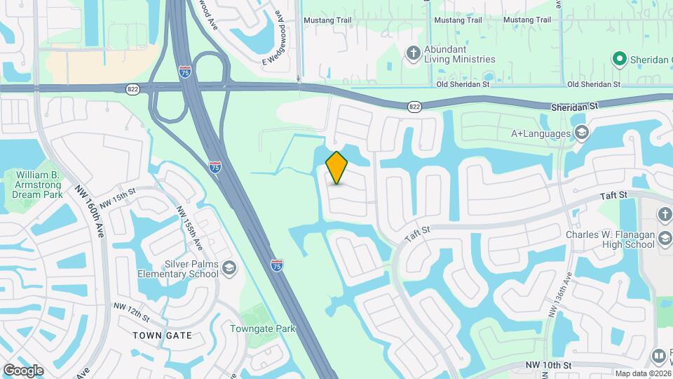 14272 NW 18th Ct Map and Location Details