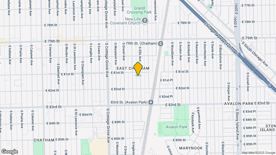 8114 S Ellis Ave, Unit 3 Unit Map and Location Details