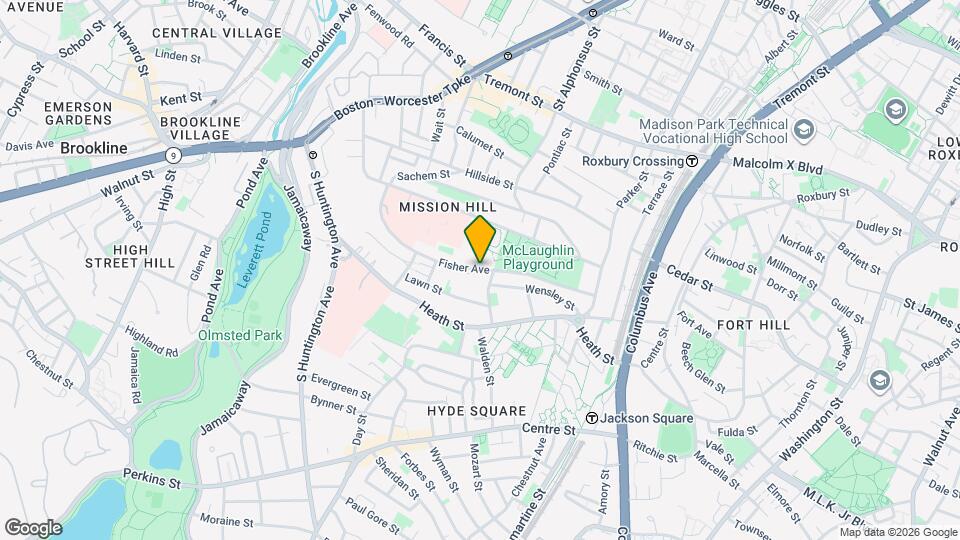 108 Fisher Ave Map and Location Details