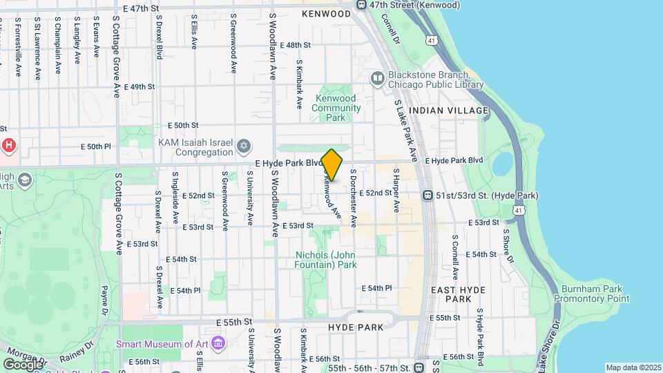 5135 S Kenwood Ave Map and Location Details