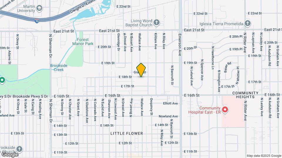 4733 E 18th St Map and Location Details
