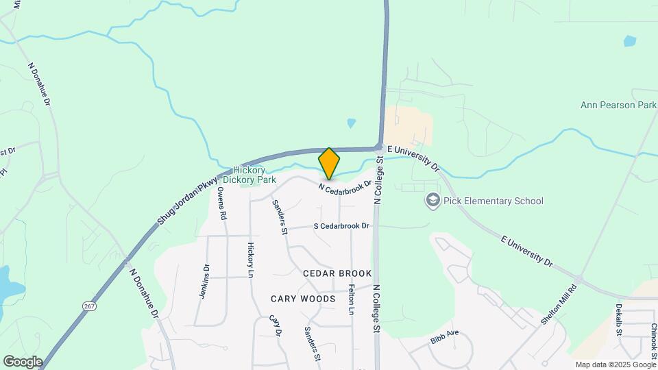 240 N Cedarbrook Dr Map and Location Details
