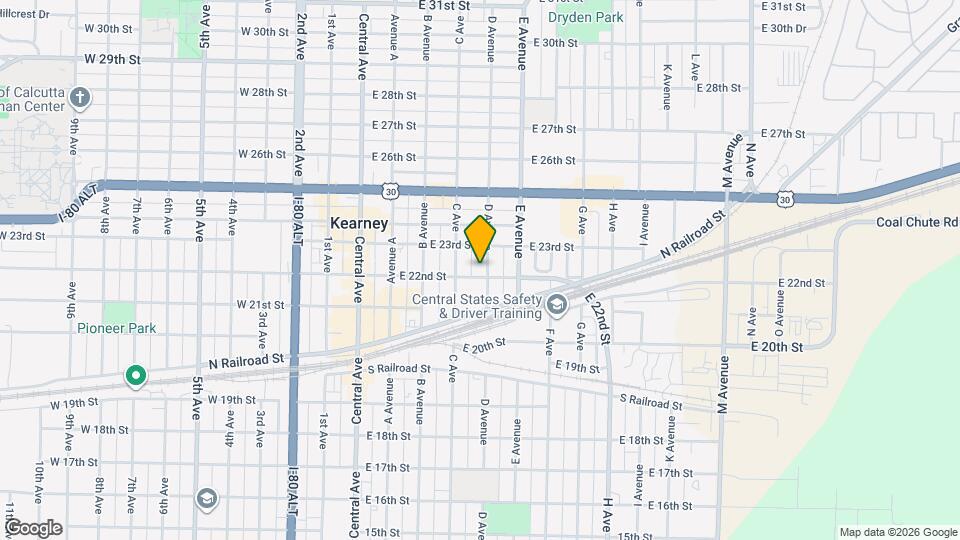 2202 D Avenue Map and Location Details