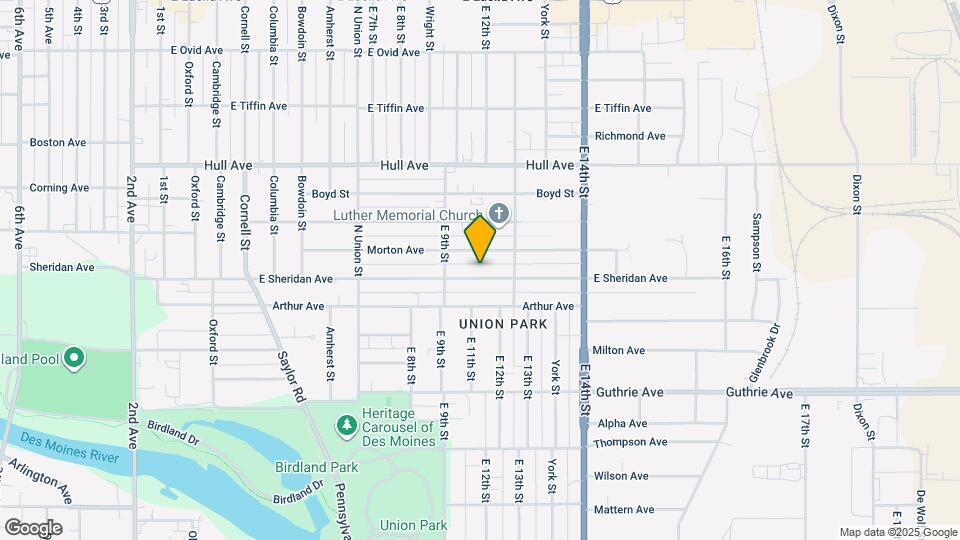 1004 E Sheridan Ave Map and Location Details