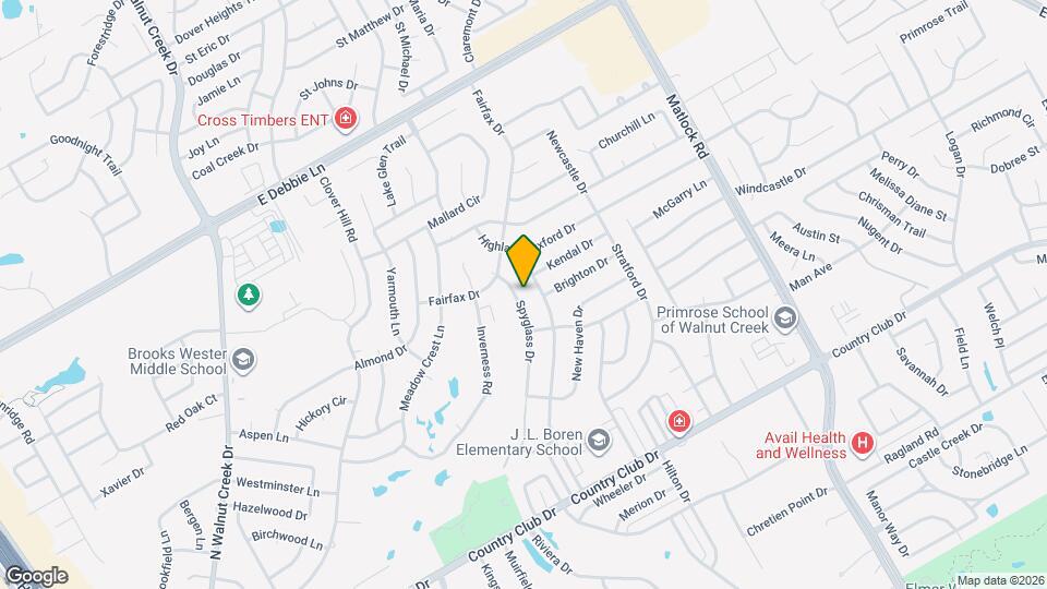 1410 Spyglass Dr Map and Location Details