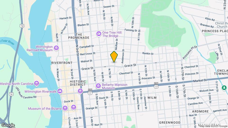 715 Grace St Map and Location Details