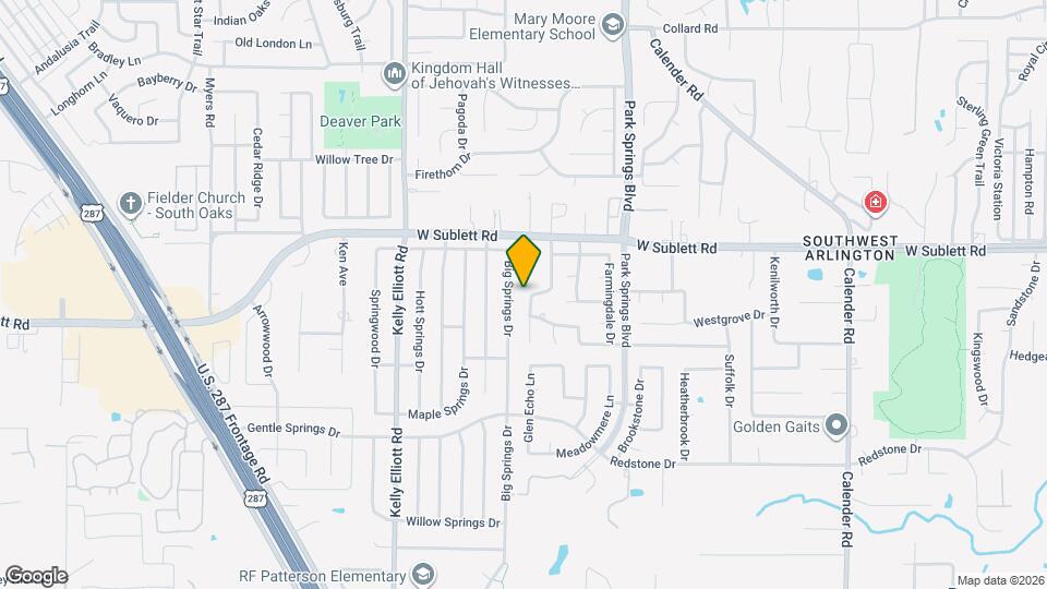 6100 Paradise Dr Map and Location Details