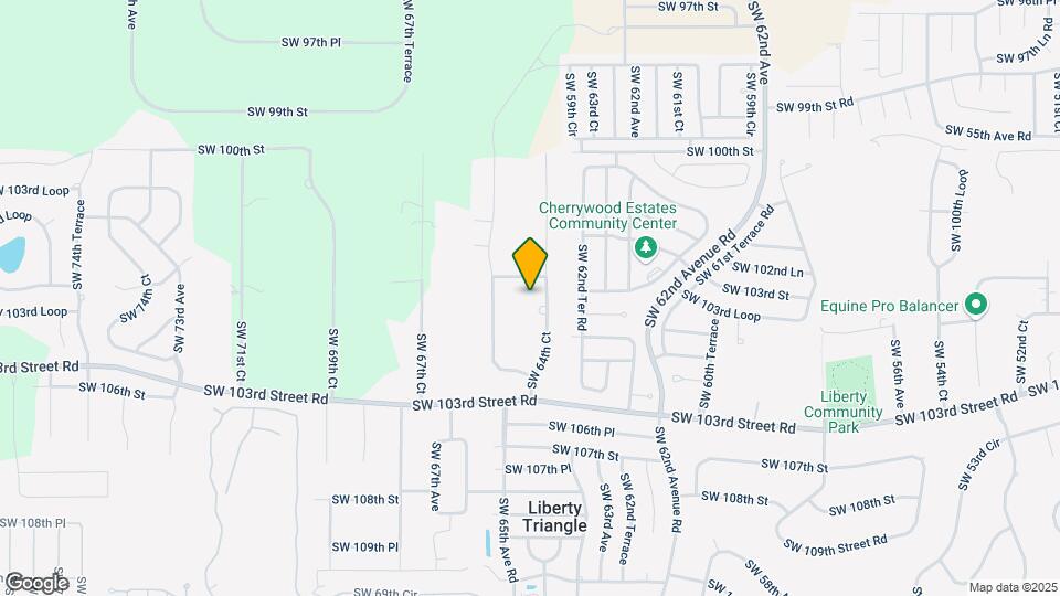 10346 SW 64th Ct Map and Location Details