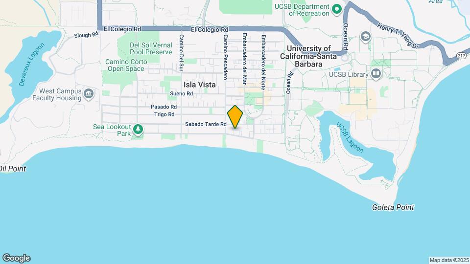 6584 Del Playa Dr Map and Location Details